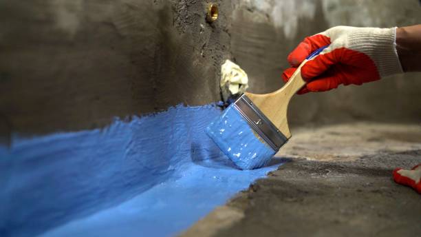 SJ Waterproofing Pros commercial waterproofing team near Goldsmith, IN
